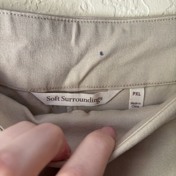 Soft Surroundings | Women's Superla Stretch Pull On Straight Leg Ankle Pants PXL - Picture 4 of 6